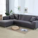 Capa de Sofá Impermeável Empório Lojas Cinza Escuro 1 Lugar - 90-140cm