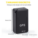 Mini Rastreador GPS com Áudio - GF-07 Mini Rastreador com audio - mini gps espiao - rastreador veicular -Eletronico 009 Empório Lojas