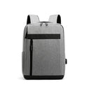 Mochila Executiva Para Notebook - Impermeável Com Carregamento USB Empório Lojas gray 29x10x41cm