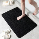 Tapete para banheiro Antiderrapante - tapete para banheiro - tapete antiderrapante Empório Lojas 05 black 40cmx60cm