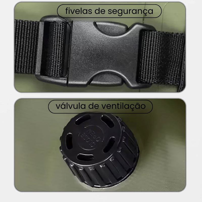 Bagagem Impermeável para Moto - MotoWolf Bagagem Impermeável para Moto Empório Lojas 