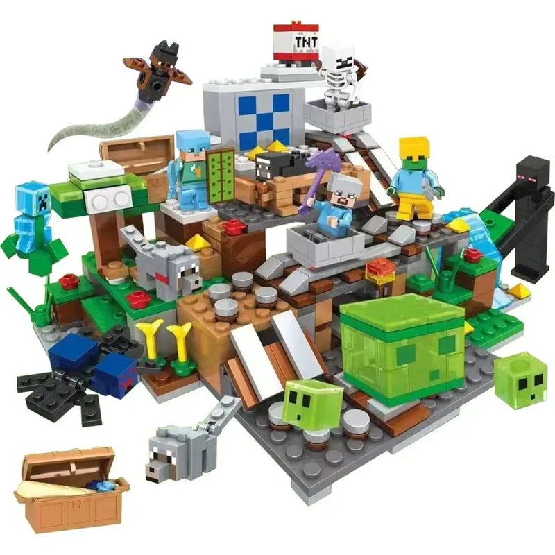 Brinquedo de Lego Mario Craft - Presente Criança Brincar Brinquedo de Lego Mario Craft Empório Lojas 8 