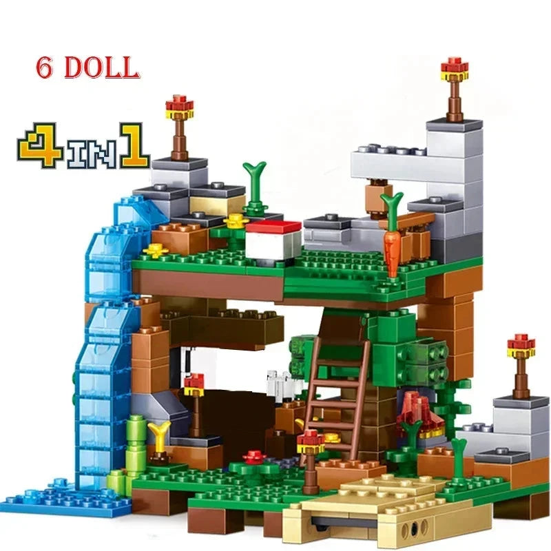 Brinquedo de Lego Mario Craft - Presente Criança Brinquedo de lego Empório Lojas 93027 