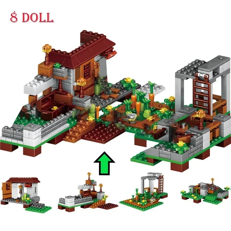 Brinquedo de Lego Mario Craft - Presente Criança Brinquedo de lego Empório Lojas 93028 