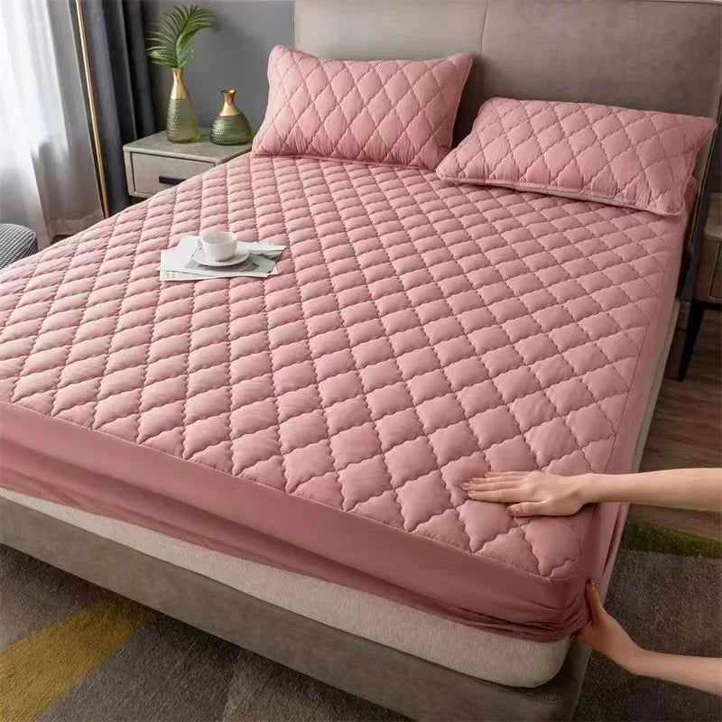 Capa de Colchão Impermeável - Conforto com Proteção Total Empório Lojas 135x200cm Rosa 