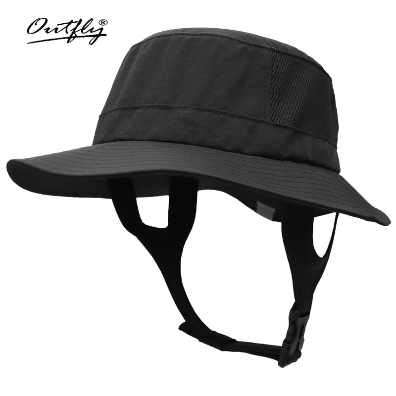 Chapeu para surf - chapeu para praia - chapeu de sol - chapeu com proteção uv - chapeu masculino Empório Lojas Black 55-60cm CHINA