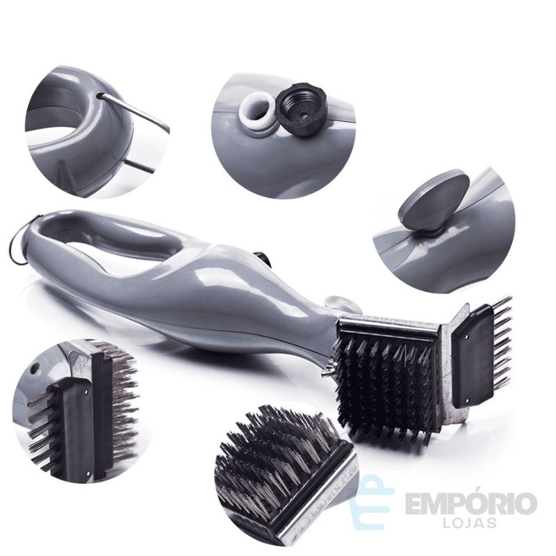 escova de limpeza churrasqueira portátil ferramenta de limpeza a vapor ferramenta de vapor ou gás acessórios para churrasco ferramenta de cozinha mais limpa Empório Lojas 