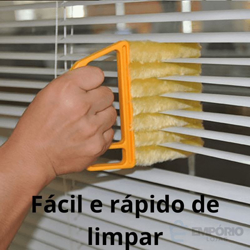 Escova De Limpeza De Janela De Microfibra, Pano De Limpeza De Lâmina Cega Útil, Espanador De Ar Condicionado, Limpador De Ventilador Elétrico Do Carro, Ferramenta Lavável Limpador de Cortina - Casa e Cozinha 011 Empório Lojas 