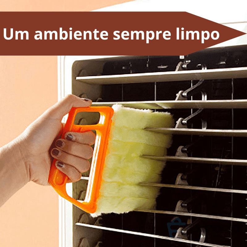 Escova De Limpeza De Janela De Microfibra, Pano De Limpeza De Lâmina Cega Útil, Espanador De Ar Condicionado, Limpador De Ventilador Elétrico Do Carro, Ferramenta Lavável Limpador de Cortina - Casa e Cozinha 011 Empório Lojas 