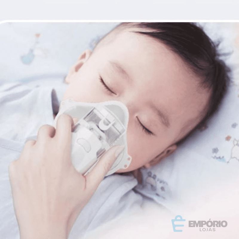 Inalador Nebulizador Portátil Ultra Silencioso Para Adultos e Crianças Nebulizador Portátil - saude e belza 015 Empório Lojas 