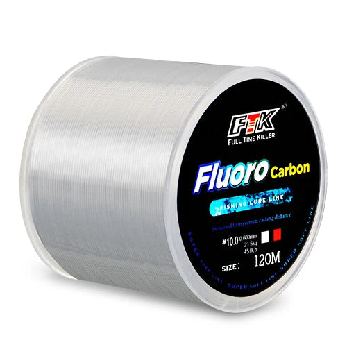 Linha de Pesca Premium - Fluoro Carbon Linha de Pesca Premium - Fluoro Carbon Empório Lojas Branco 0.40mm-30.36LB 