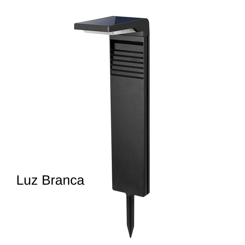 Luminária Solar Para Jardim A Prova D'Água - Economize Energia Luminaria Jardim - Casa e Cozinha 018 Empório Lojas Luz Branca 