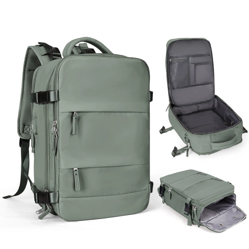 Mochila Para Viagem Grande - Impermeável Empório Lojas Verde Mililar Grande 