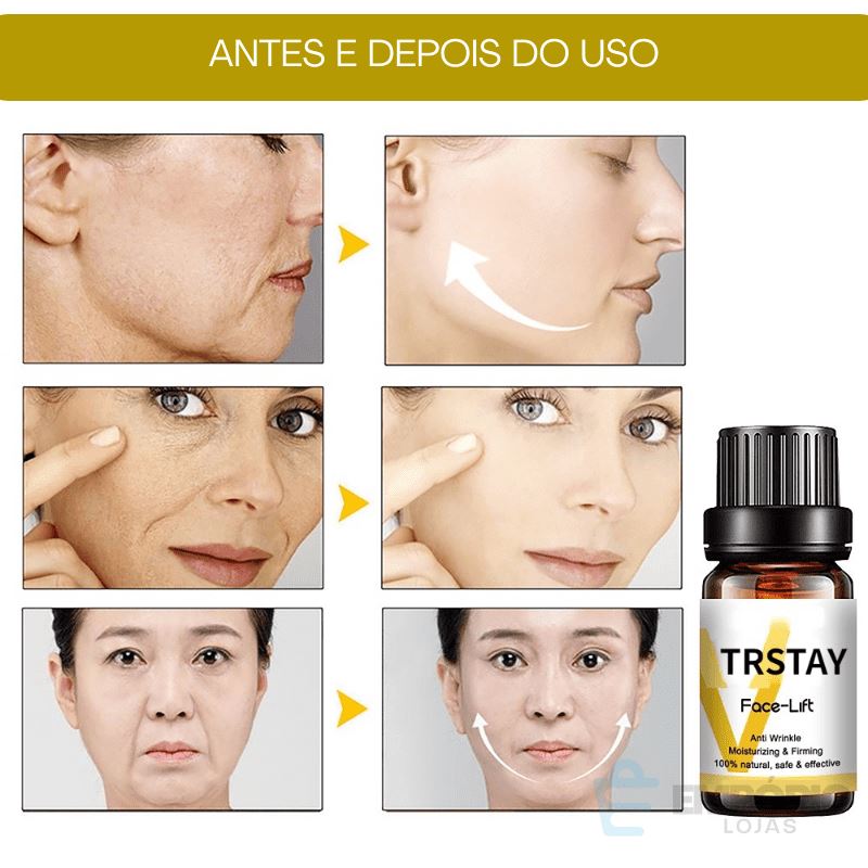 Óleo Anti Rugas Rejuvenescedor - Cuidados Com A Pele Facial Oleo Anti rugas - Saúde e Beleza 015 Empório Lojas 