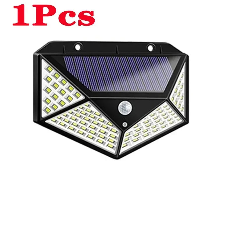 Refletor solar led Empório Lojas 1Pcs-100LED 