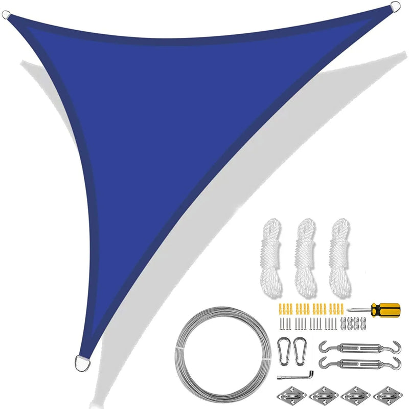 Toldo Impermeável para Cobertura em Área Externa Empório Lojas Blue with 47Pcs Kit 200x200x200CM 