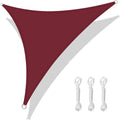 Toldo Impermeável para Cobertura em Área Externa Empório Lojas Wine Red Shade Sail 500x500x500CM 