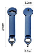 Abridor de garrafas retrátil multifuncional, tampa ajustável, aço inoxidável, abridor de latas, vinho, cerveja, gadget de cozinha Empório Lojas Blue 