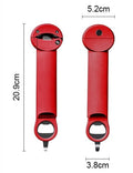 Abridor de garrafas retrátil multifuncional, tampa ajustável, aço inoxidável, abridor de latas, vinho, cerveja, gadget de cozinha Empório Lojas Red 