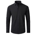 Camisa Social Masculina Premium - Elegância e Confiança a Todo Momento Empório Lojas Preto 38 