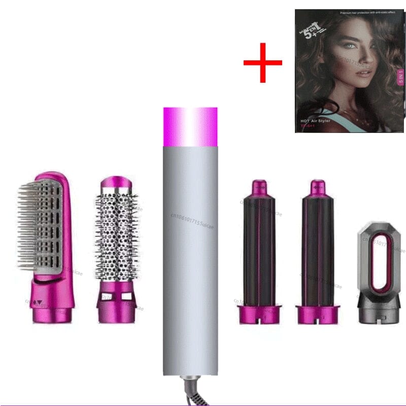 Escova de Cabelo Profissional 5 em 1- Para Todos os Tipos de Cabelo