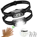 Lanterna de Cabeça Led com Sensor - Recarregável e À Prova D'Água Empório Lojas 