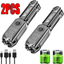 Lanterna Profissional LED - Ultra Potente e 100% A prova D'Água Lanterna de mão - Acessorio 006 Empório Lojas 2 und 